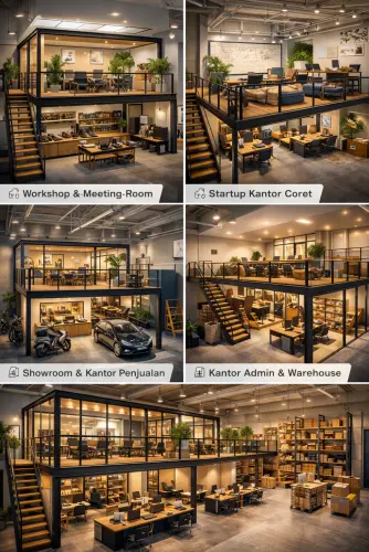 Mezzanine Ruang Kantor di Panongan