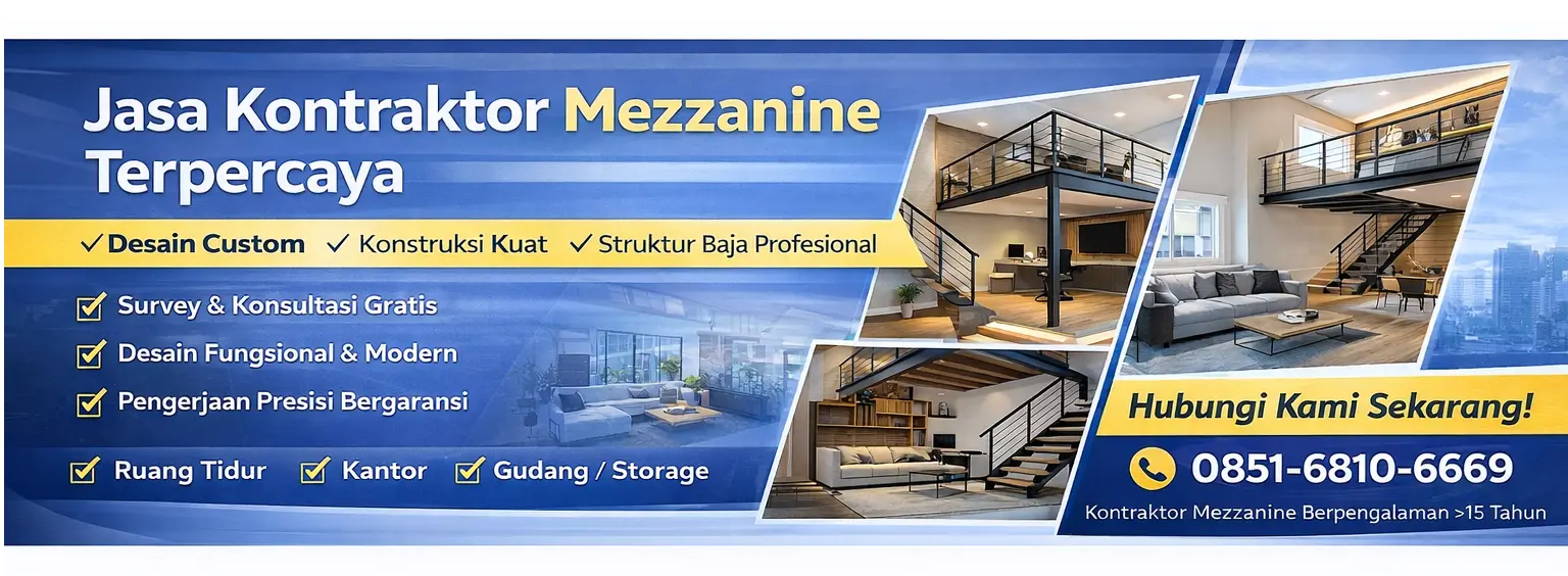 Jasa Pembuatan Mezzanine panongan Bergaransi